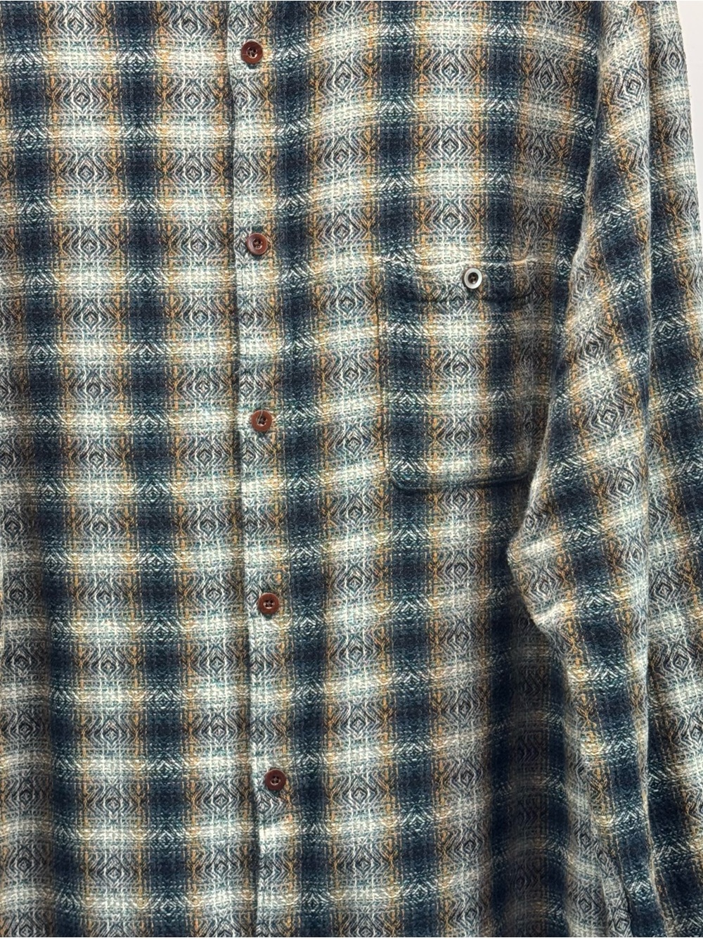 The Territory Ahead Men's Plaid Button-Down Shirt XL T Workwear Western Rustic